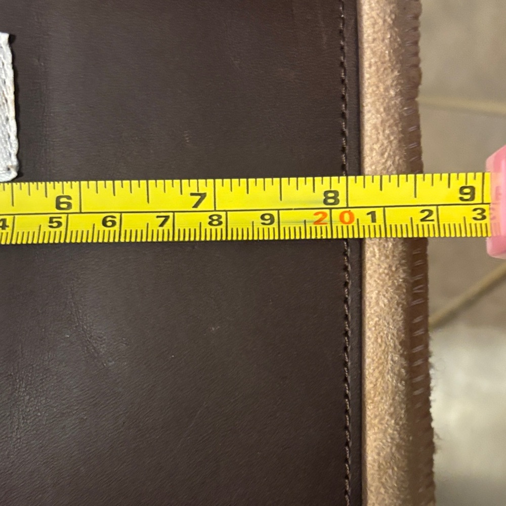 UGG Tan and Brown Shearling Crossbody Bag - Picture 6 of 10